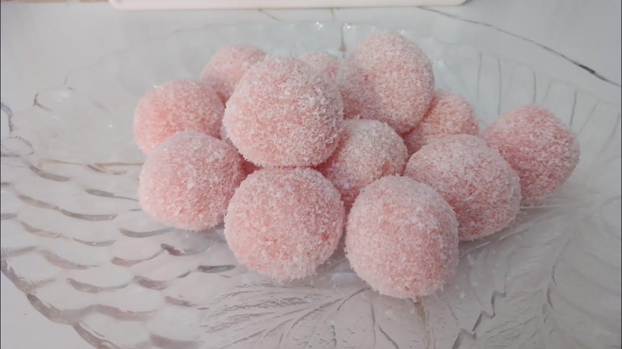 Tasty and healthy coconut balls#coconutballs#easyrecipe#coconutdesserts 
