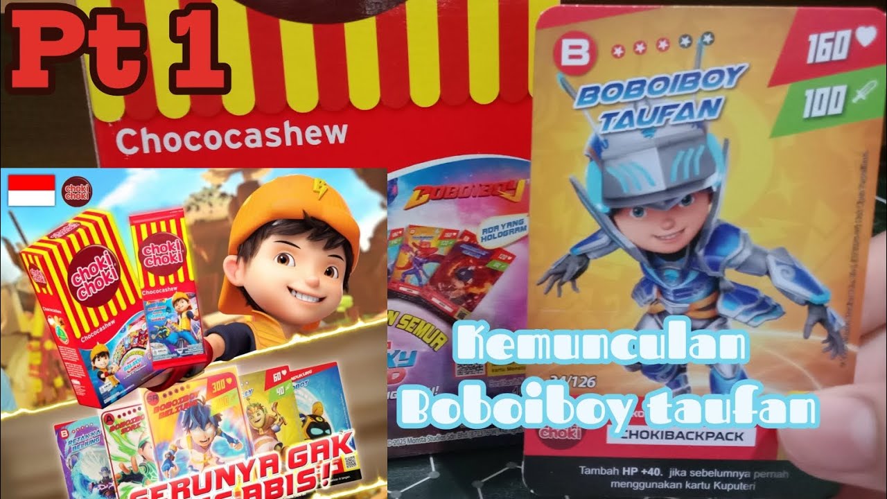 Unboxing Choki choki x Monsta galaxy card Indonesia part 1