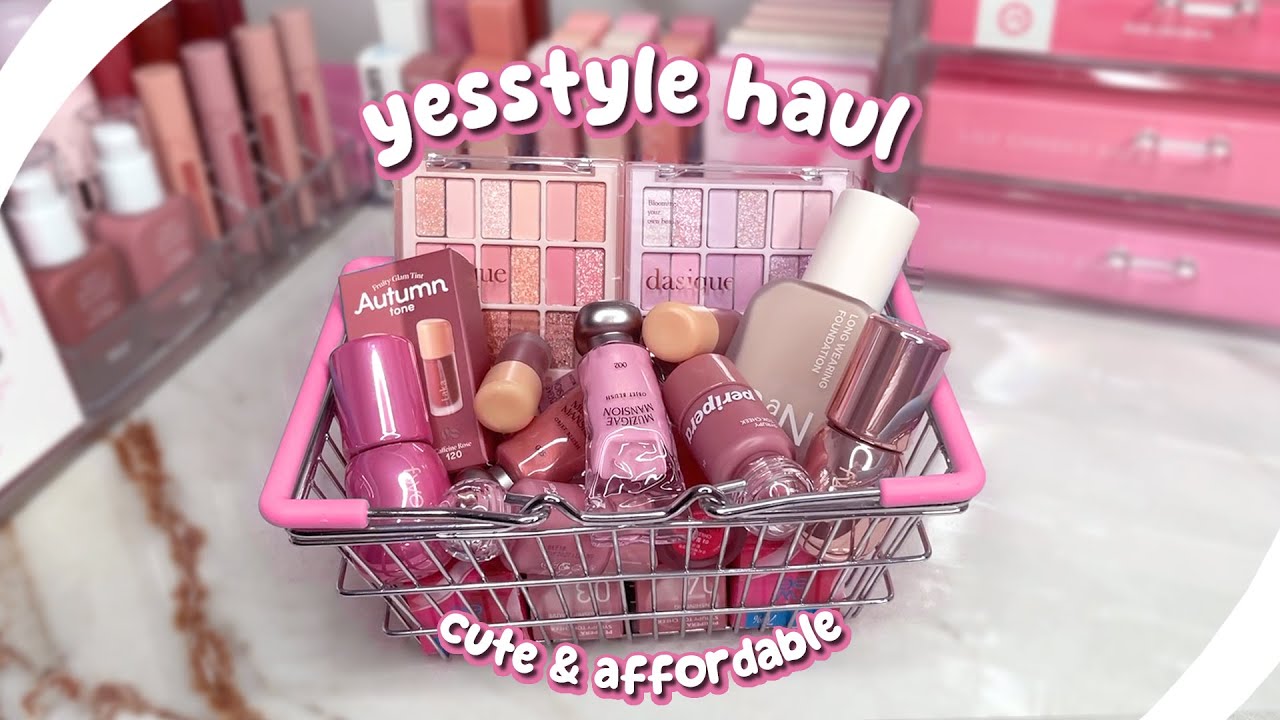 Affordable YesStyle K-Beauty Haul 🎀 Best Korean Makeup Finds 2025