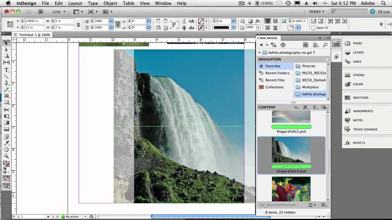 Как работать с изображениями в Adobe InDesign CS5