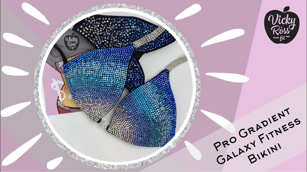 NPC IFBB Bodybuilding Bikini | Pro Gradient Galaxy Suit