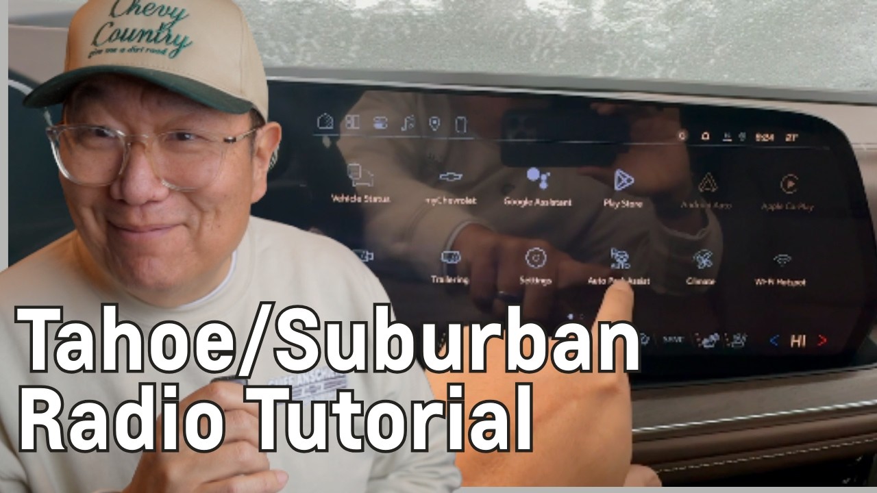 Как использовать встроенные функции Google | Chevrolet Tahoe и Suburban 2025–2026 годов выпуска