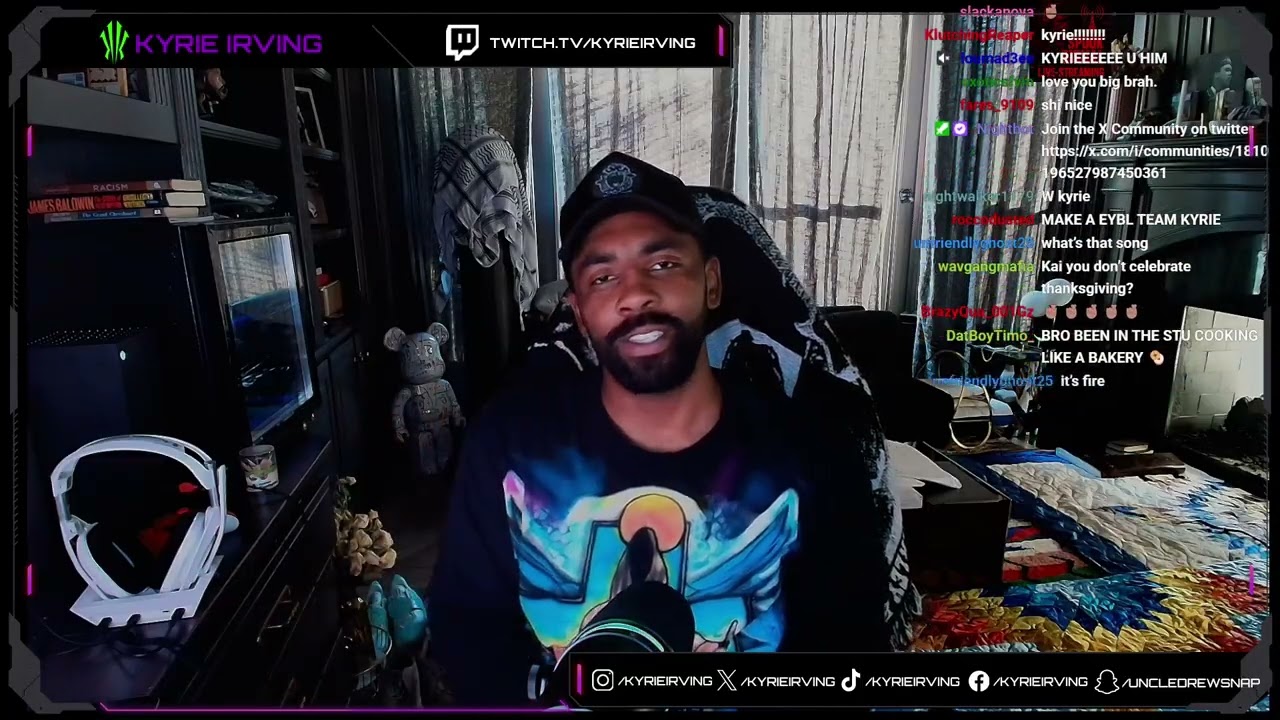 Spook Signal🤞🏾♾🪶 Kyrie Irving Twitch Vod Aug 7 2025
