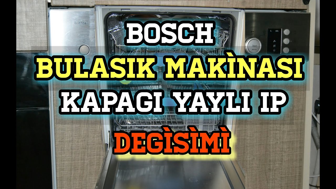 Bulaşık Makinası Kapak Yay İp Değişimi | Bosch Silence Plus