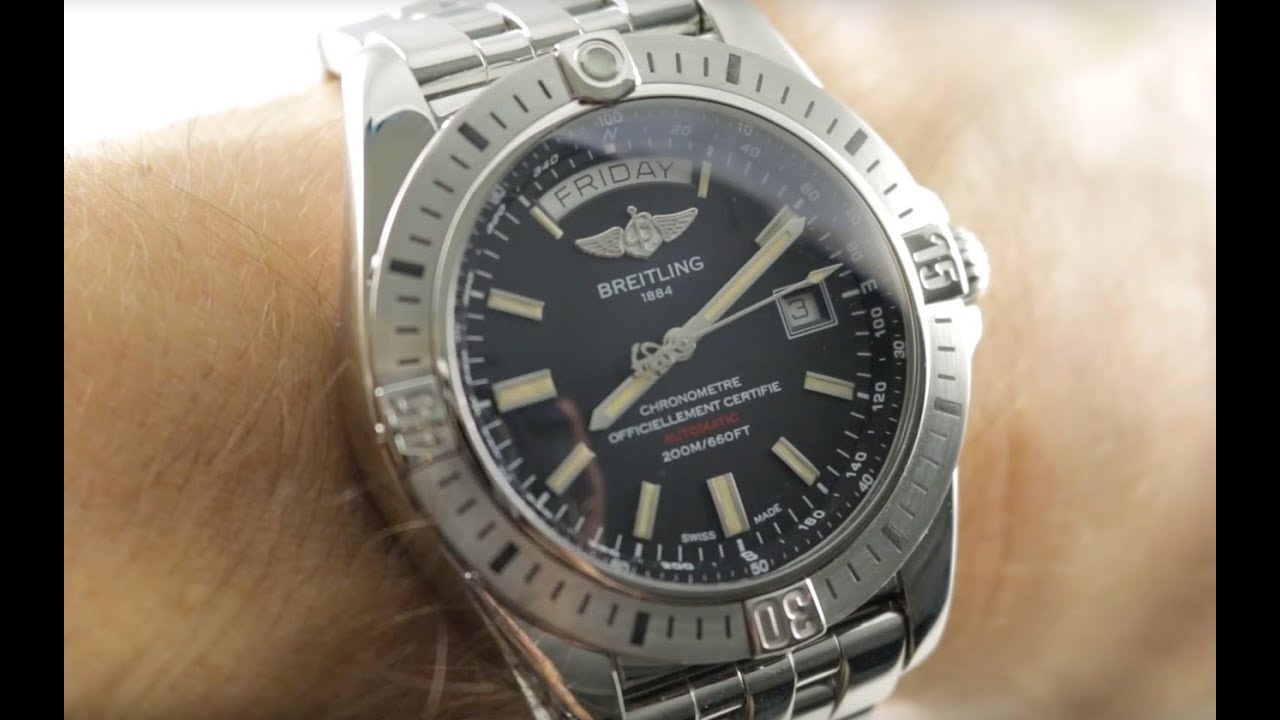 Breitling Galactic Day Date A45320B9/BD42 Breitling Watch Review