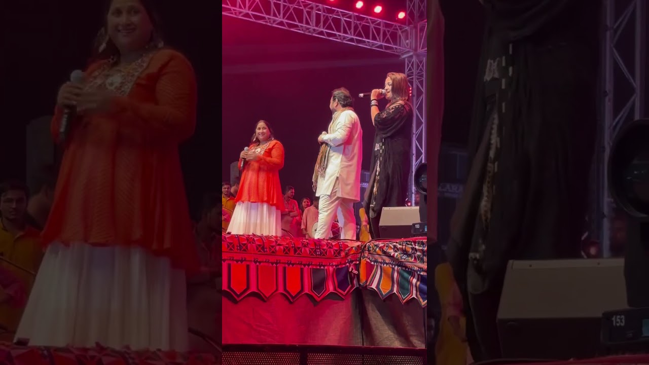 Kirtidan Gadhvi and Nisha Barot #kirtidangadhvi @KirtidanGadhviOfficial @nishabarotofficial5016