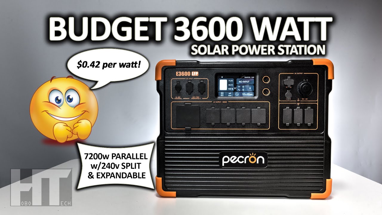 Солнечная электростанция Pecron E3600LFP 3600 Вт БЮДЖЕТНЫЙ генератор