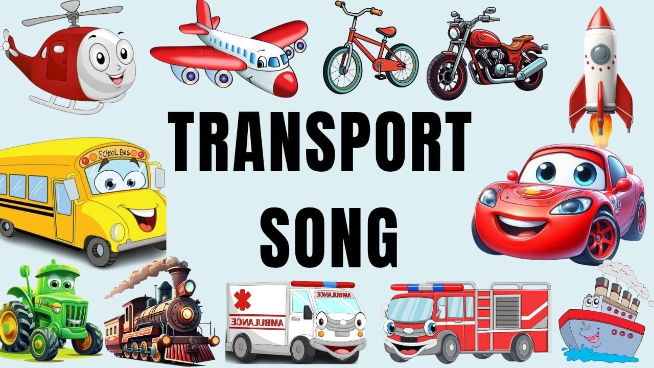 The Transport Song | Learn Transport | Kids Songs & Nursery Rhymes | Kids Adventures