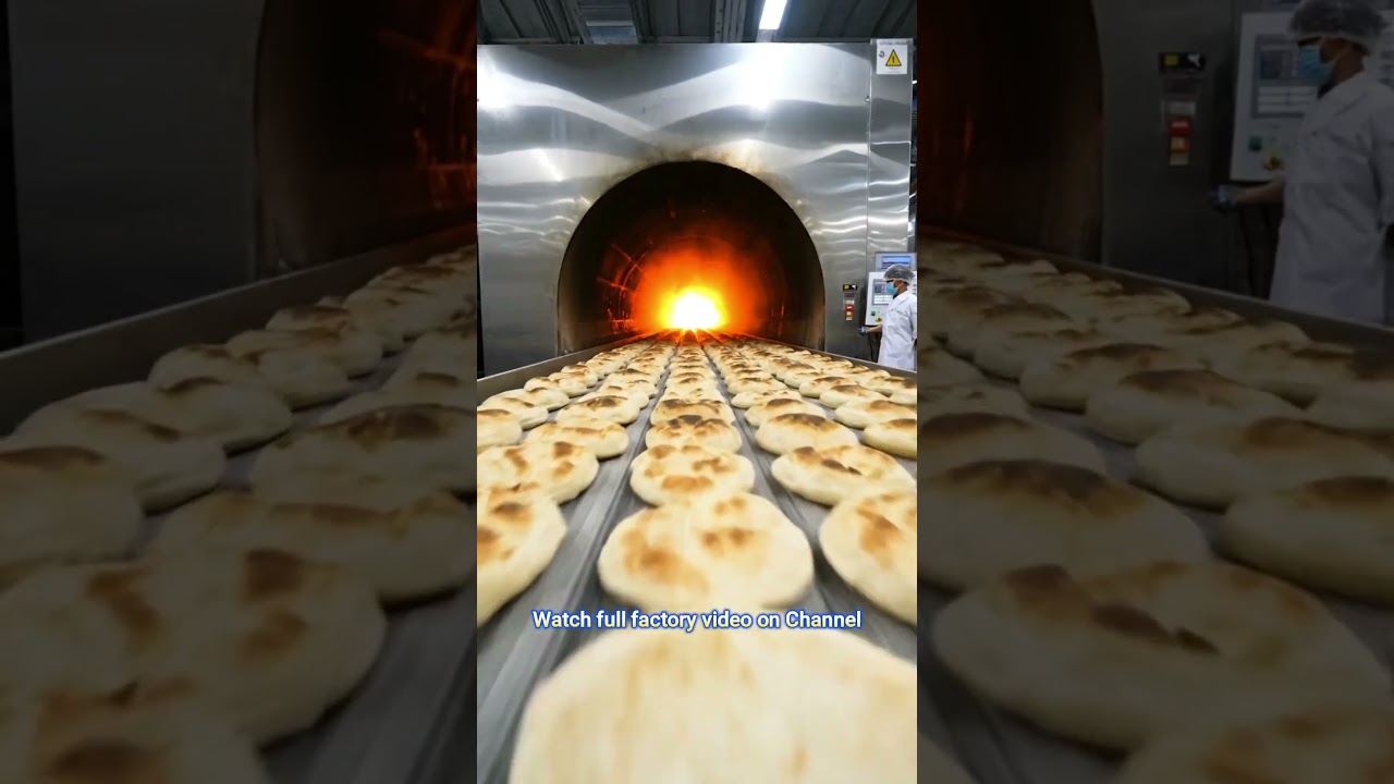 Inside a Massive Shawarma Bread Factory Process