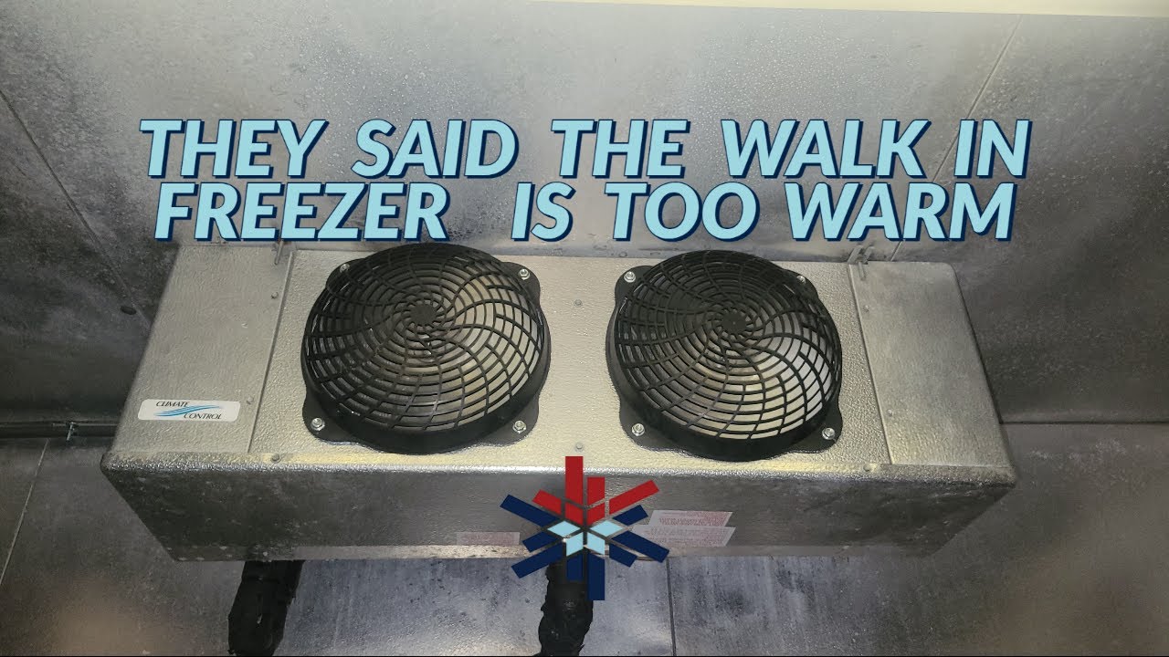 THEY SAID THE WALK IN FREEZER WAS TOO WARM