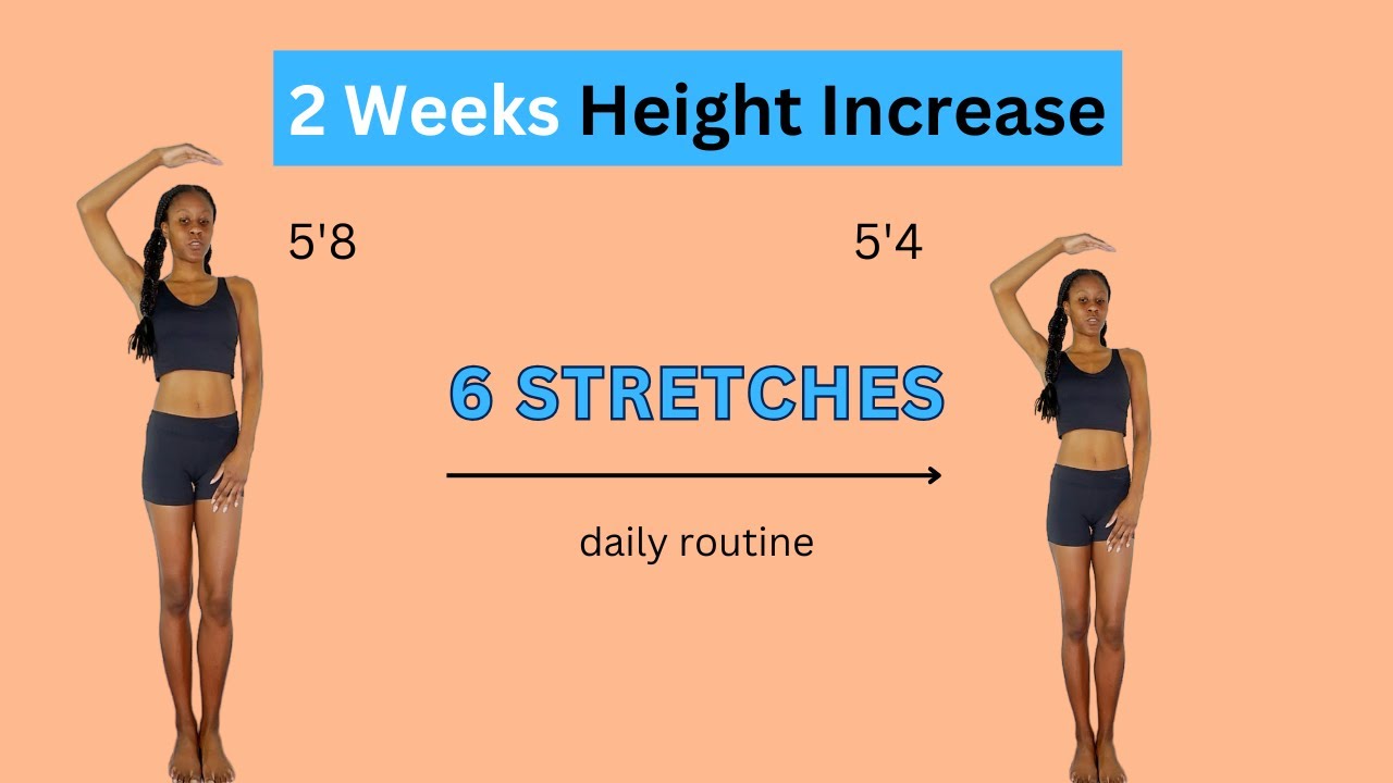 6 How To Grow Taller Exercises// 3+ Height Increase (Day 3)
