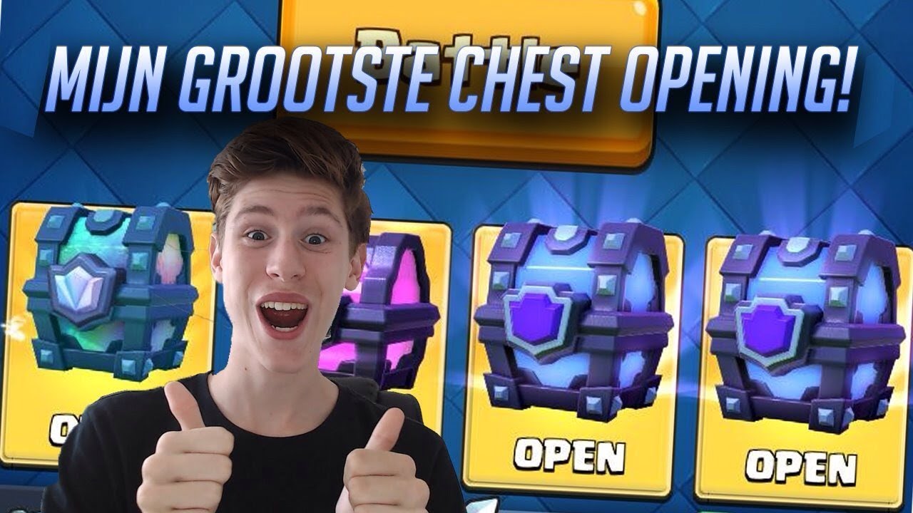 MIJN GROOTSTE CHEST OPENING OOIT! Clash Royale NEDERLANDS NL