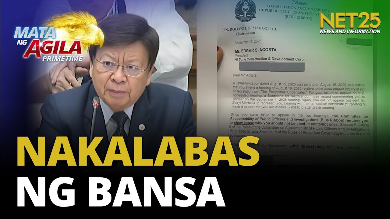 Ilang idinadawit sa anomalya sa flood control projects, nakalabas na ng bansa