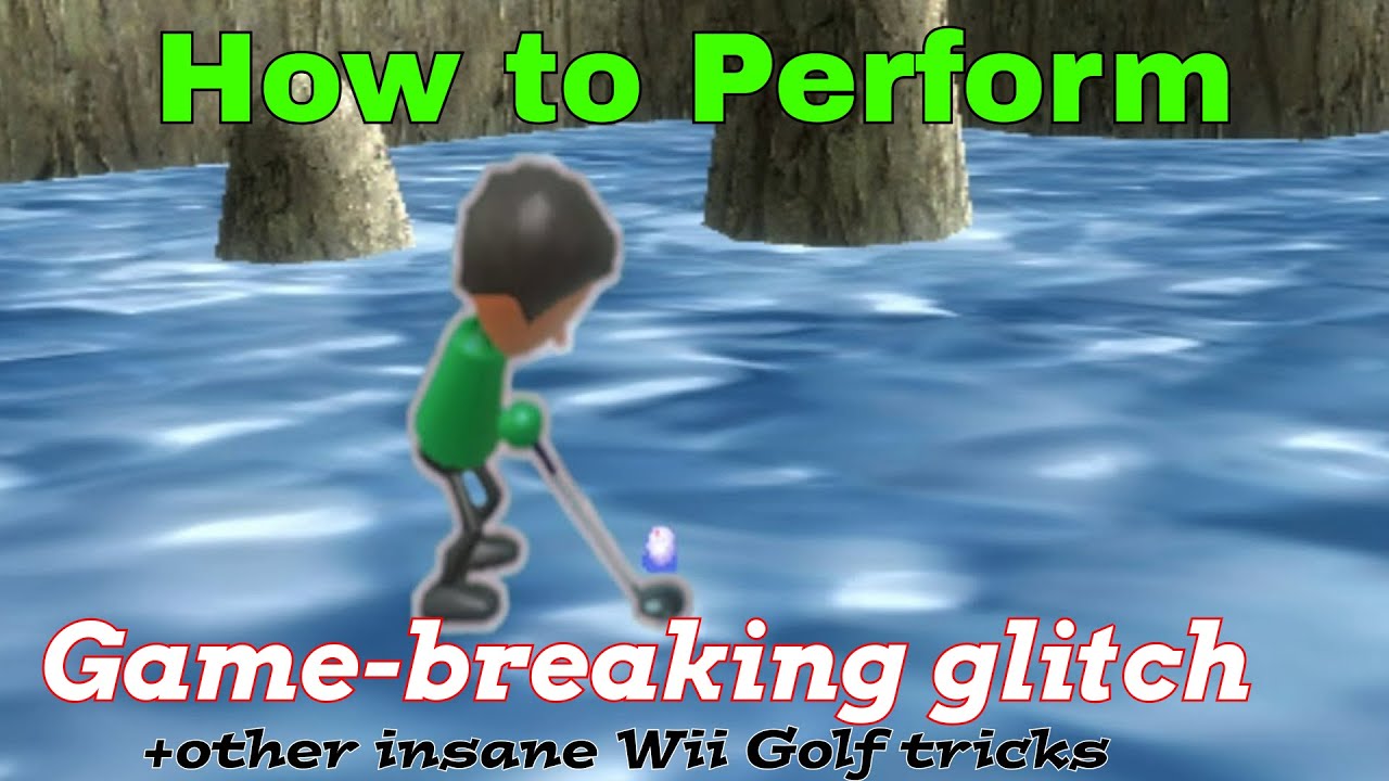 How to perform 3 insane game breaking Wii Sports Golf tricks (Disconnect Strats, driver chips, etc.)