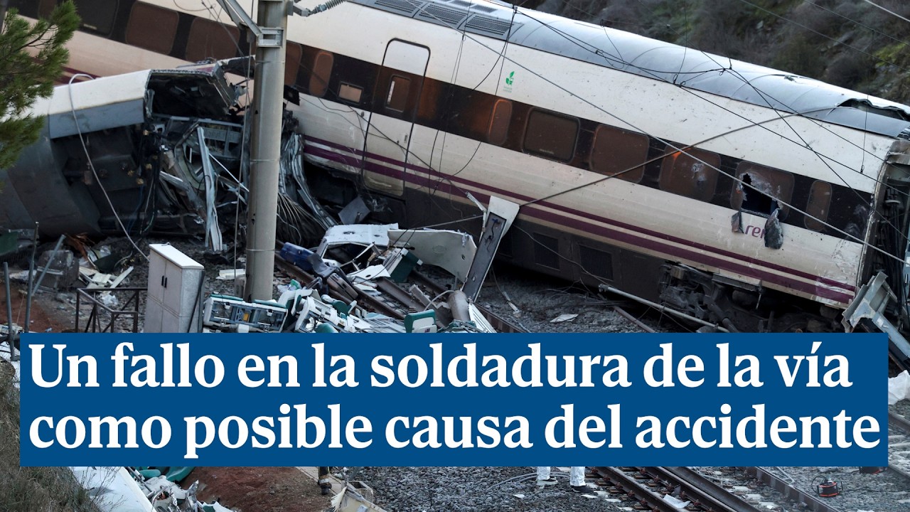 Un fallo en la soldadura de la vía como posible causa del accidente de tren de Córdoba