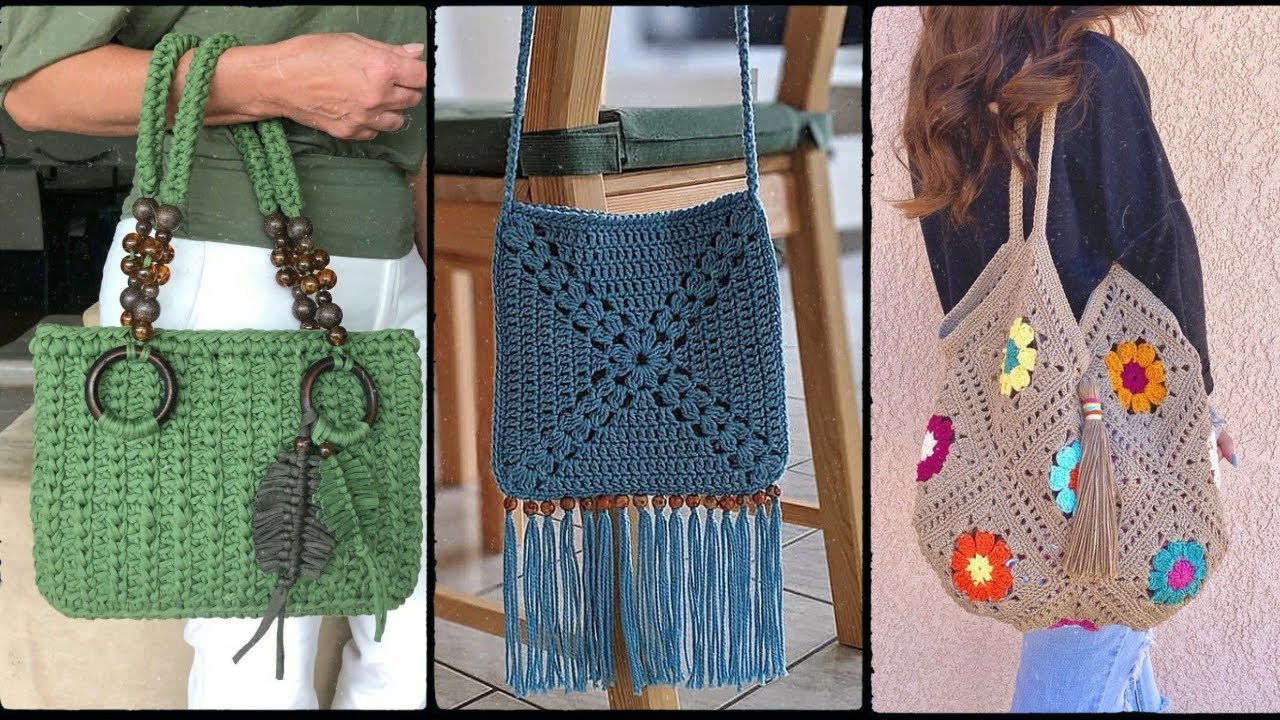 Crochet Your Way To Style With These Amazing & Trendy Bag Designs | 310+ Crochet Bags For Girls 2023