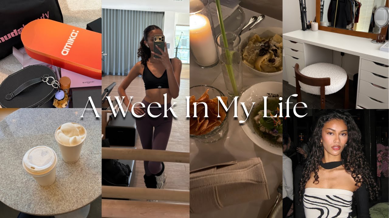 A WEEK IN MY LIFE♡ ( new pilates class, hot takes, getting sick, + influencer events)