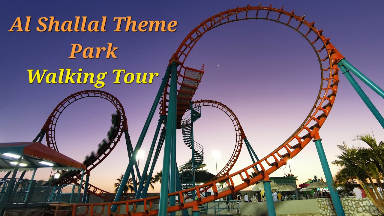 Al Shallal Theme Park, Jeddah KSA - Walking Tour [4K]