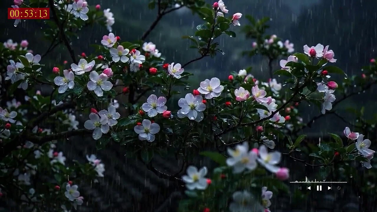 Heavy Rain and Thunder for Stress Free Rest