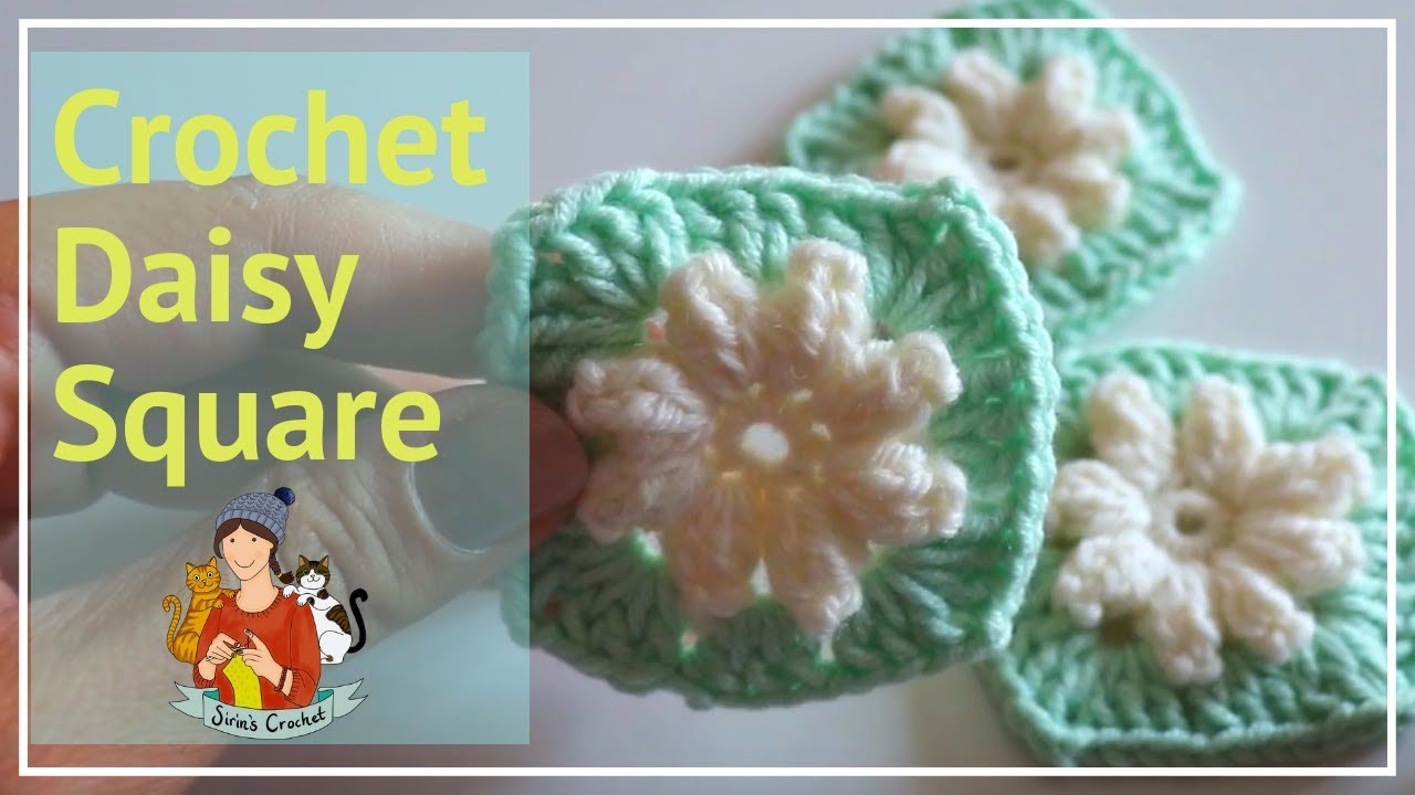 Crochet Daisy Granny Square