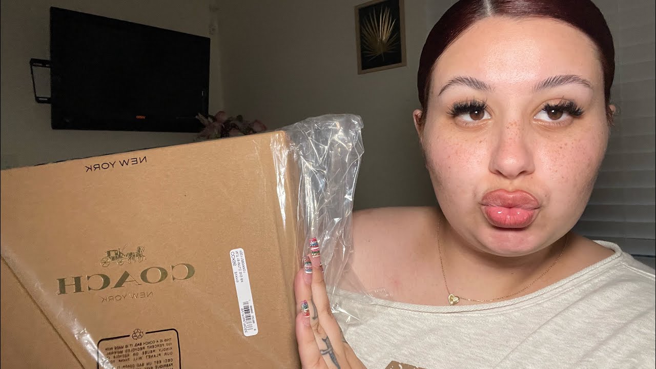 asmr : unbox my coach purse 𖠩⋆✴︎˚｡⋆