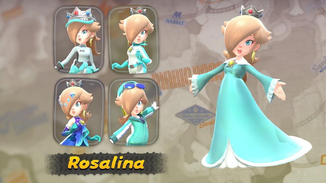 Mario Kart World - How To Unlock ALL Rosalina Costumes