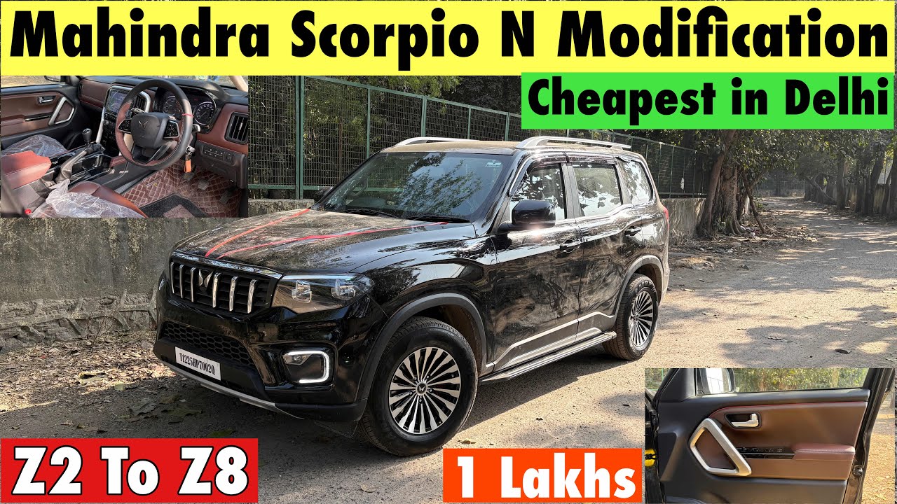 Mahindra Scorpio N Modification | Scorpio N Base to Top Model Modification 
