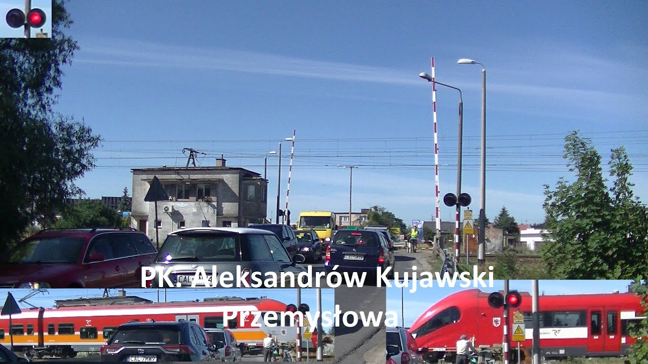 Prezentacja Przejazdu Kolejowego Ul. Przemysłowa Aleksandrów Kujawski. Lipiec 2023