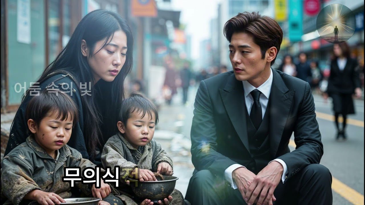 억만장자가 두 아이와 거지를 우연히 만나! 그의 행동에 모두 경악!