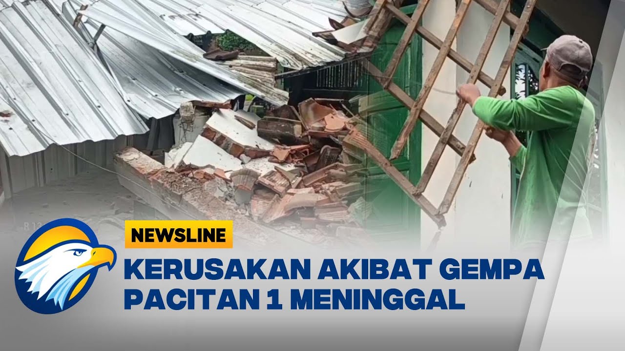 Gempa Pacitan Jawa Timur, 1 Meninggal, 5 Rumah Rusak - [Newsline]