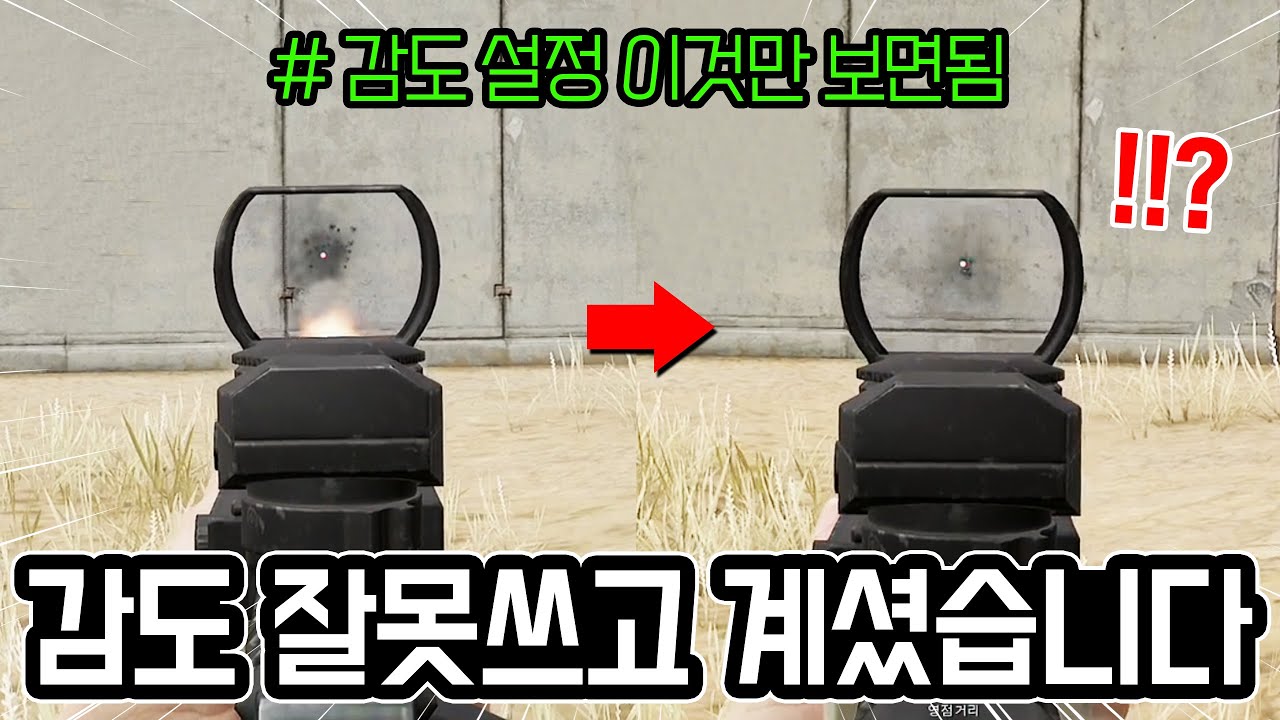 감도 무조건 따라하면 큰일납니다🔥