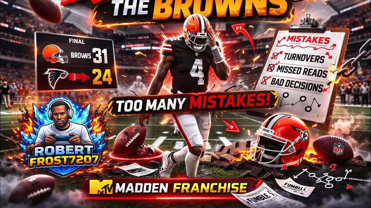 Costly Mistakes vs Browns… Tough Loss | MTV Madden Franchise