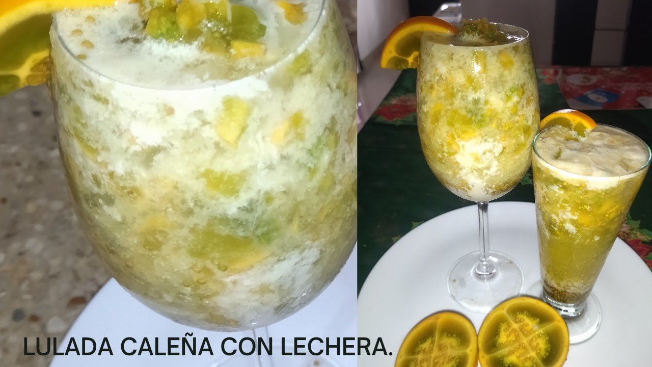AUTÉNTICA LULADA CALEÑA CON LECHE CONDENSADA.