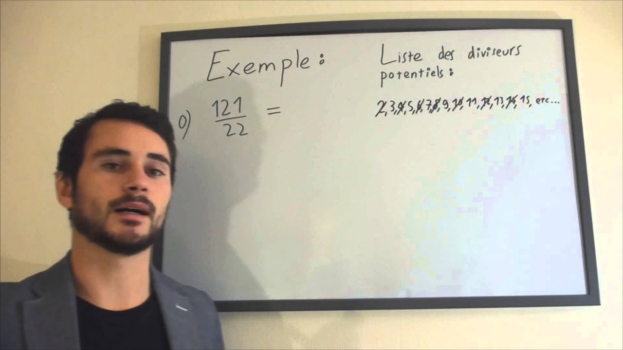 Les fractions (4) EXERCICE NIVEAU FORT : réduction de fractions