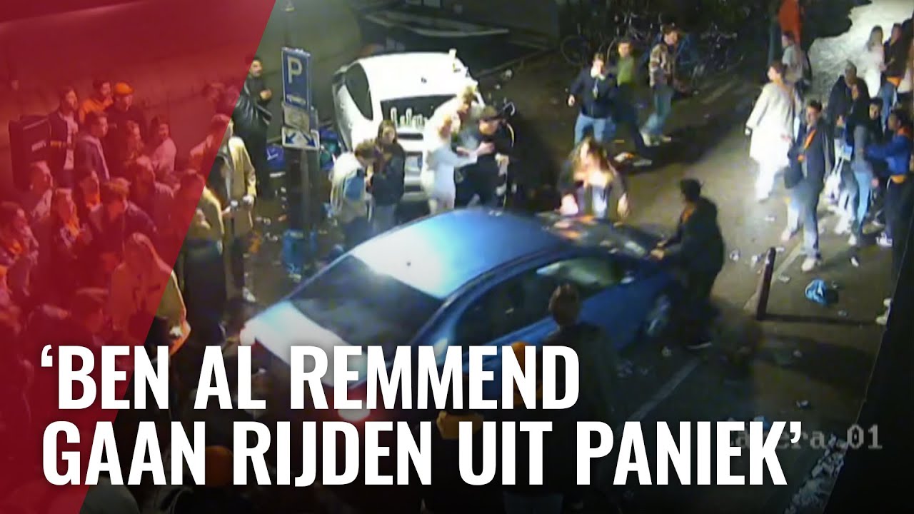 Tarik E. (22) reed op Koningsdag op groep feestgangers in