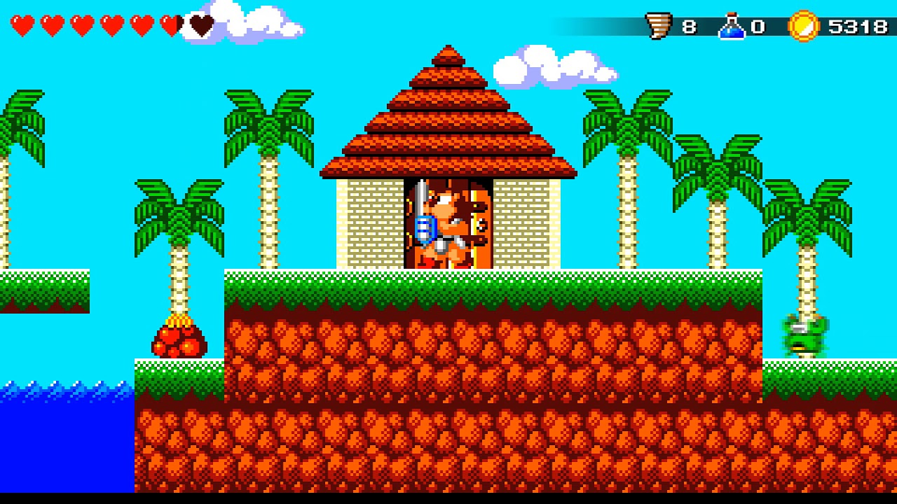 Wonder Boy The Dragon's Trap (Ep7 Le bouclier Légendaire)