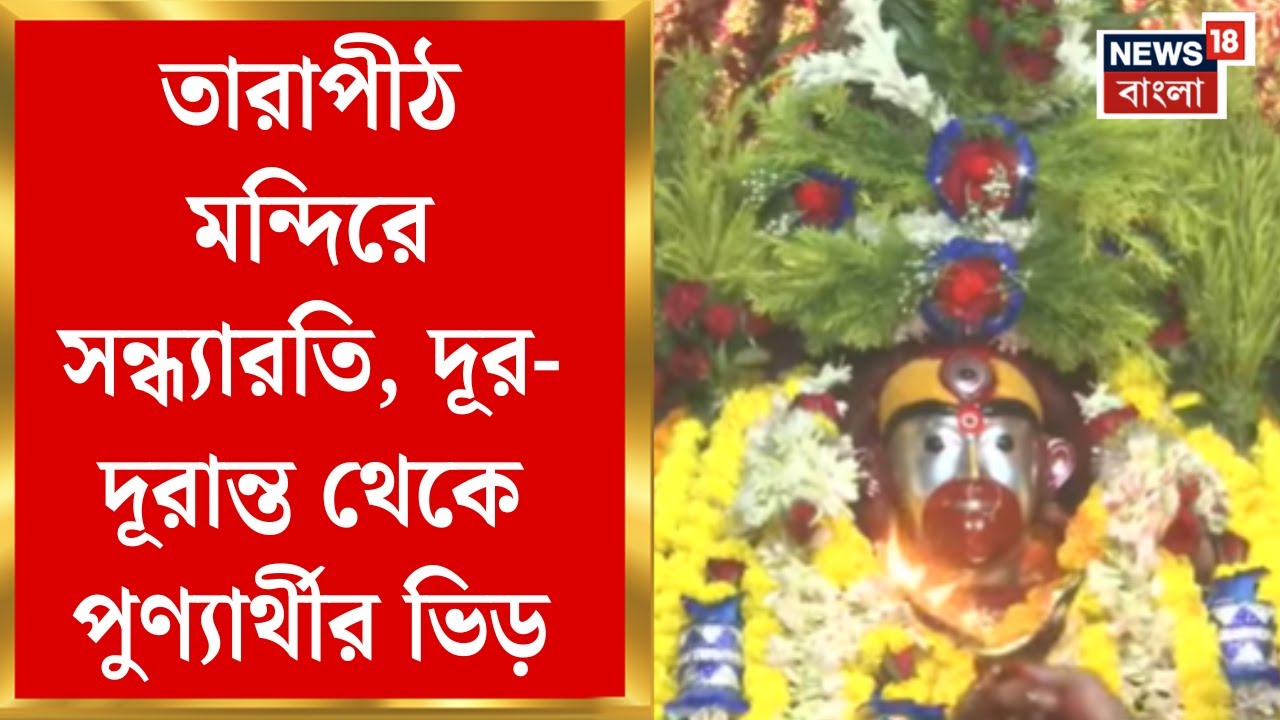 Kali Puja 2025 | Tarapith মন্দিরে সন্ধ্যারতি, দূর-দূরান্ত থেকে পুণ্যার্থীর ভিড় | Bangla News