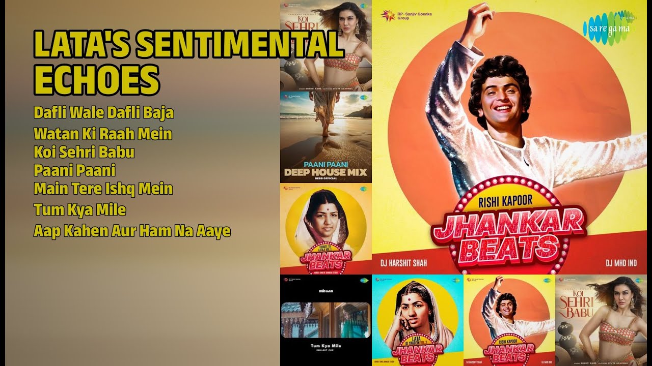 लता मंगेशकर: भावुक नगमें | Lata Mangeshkar Songs | Dafli Wale Dafli Baja | Watan Ki Raah Mein