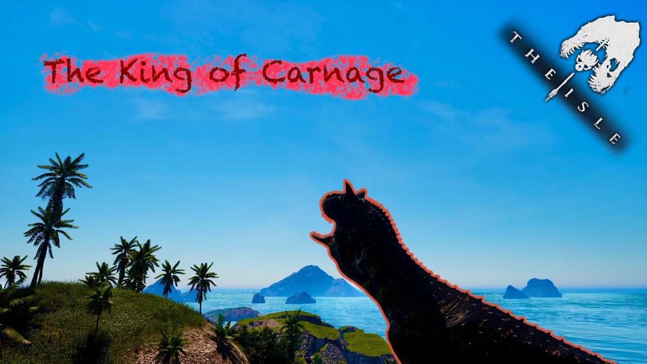 The Speed Demon Carnotaurus || The Isle Evrima Carnotaurus Gameplay