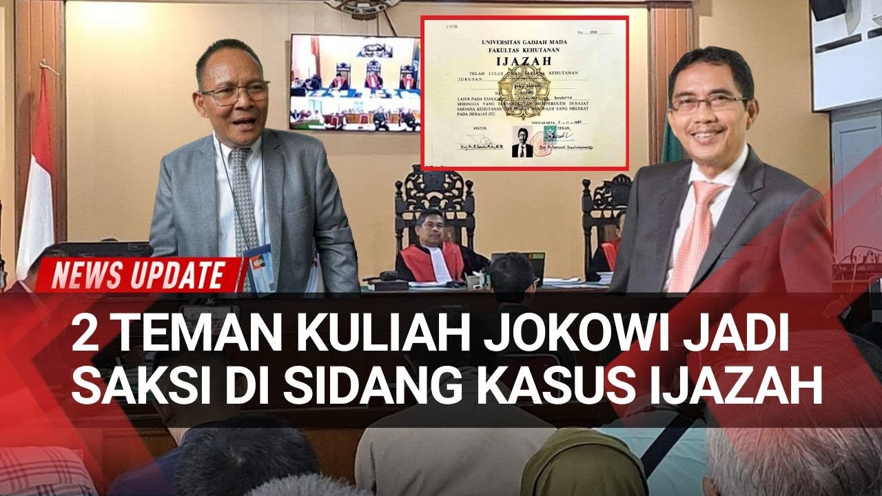Sidang Ijazah Jokowi: Teman Seangkatan UGM Bersaksi di PN Surakarta