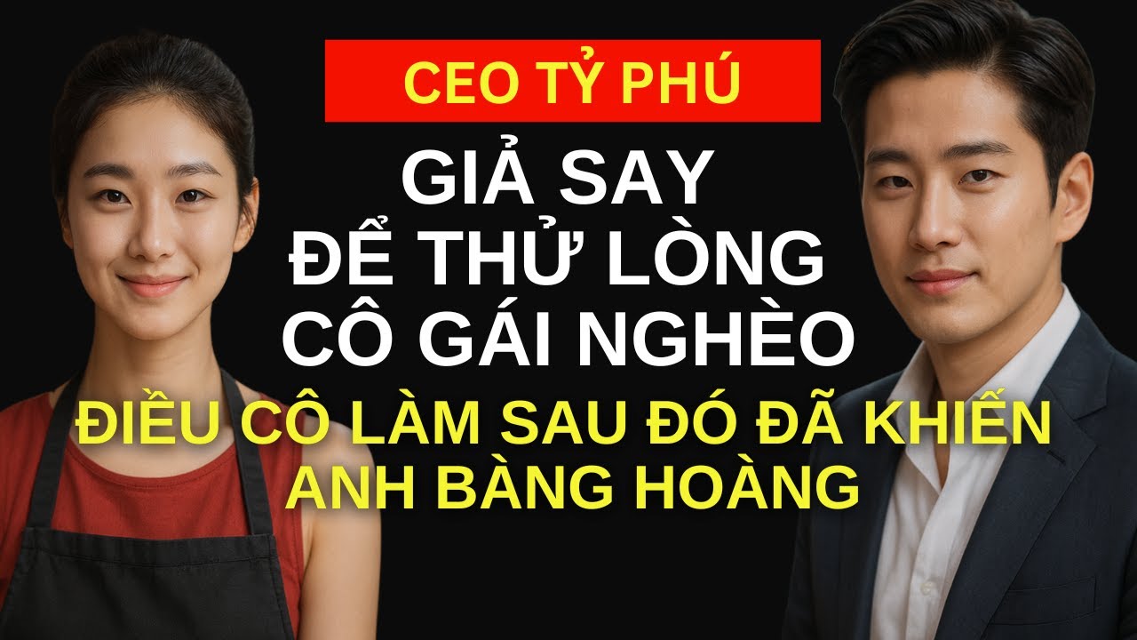Vị CEO Tỷ Phú Giả Say để thử lòng cô gái nghèo, Nhưng Điều Cô gái Làm Sau Đó Đã Khiến anh Bàng Hoàng