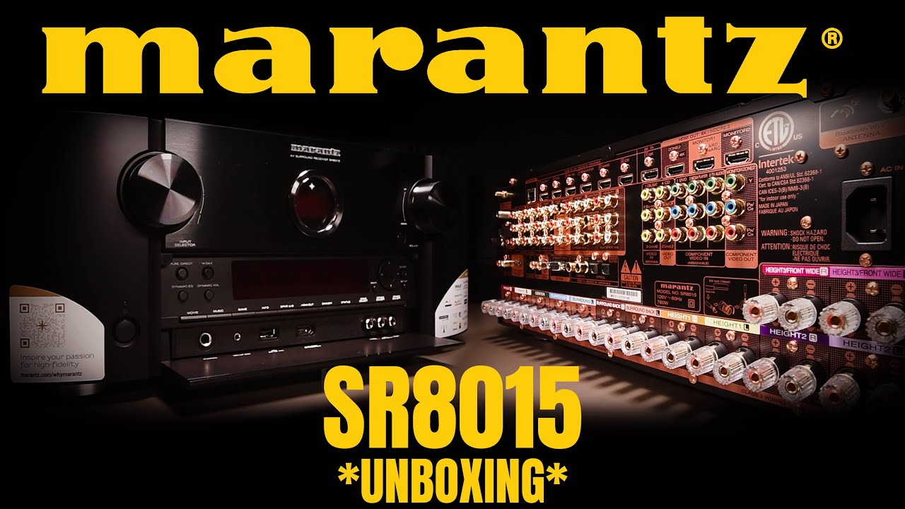 Marantz SR8015 AV Receiver Unboxing | Gibbys Electronic Supermarket