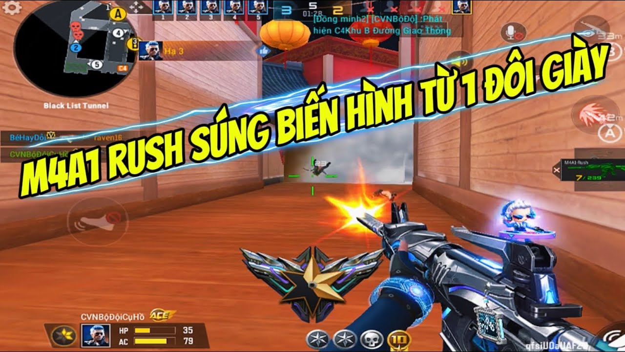 CF Legends : M4A1-RUSH Khẩu súng 