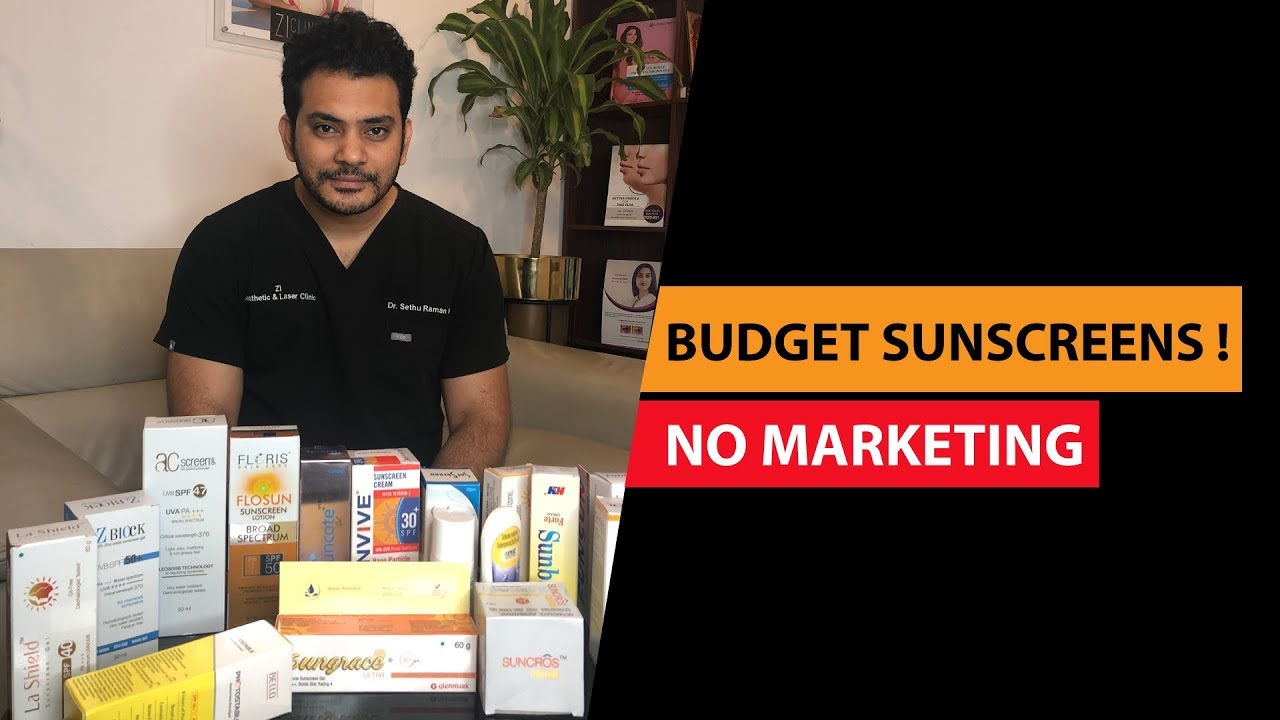 Affordable Sunscreens in India 2019 | No Sponsorship | Dr. Sethuraman