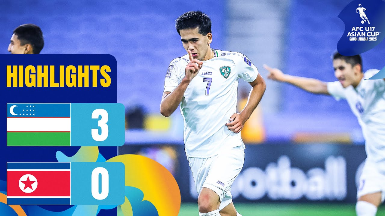 Uzbekistan storm into the final! | Uzbekistan vs. DPR Korea | Highlights AFC U17 Asian Cup&trade; 2025