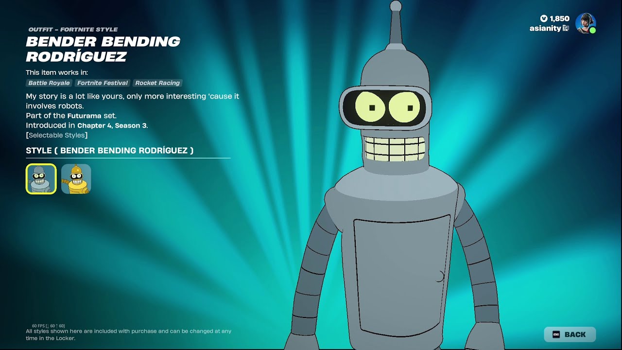 Fortnite FUTURAMA