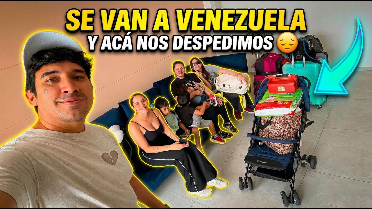 ¡DESPEDIDA EMOTIVA! 😭💔 Mis primas regresan a VENEZUELA 🇻🇪✈️