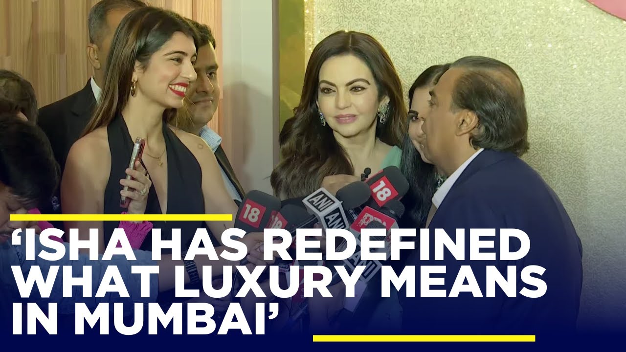 Exclusive | Mukesh Ambani Celebrates Daughter Isha's Luxury Vision | Jio World Plaza | Mumbai | N18V