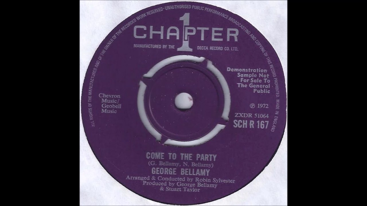 George Bellamy &lrm;&ndash; Come To The Party (1972)