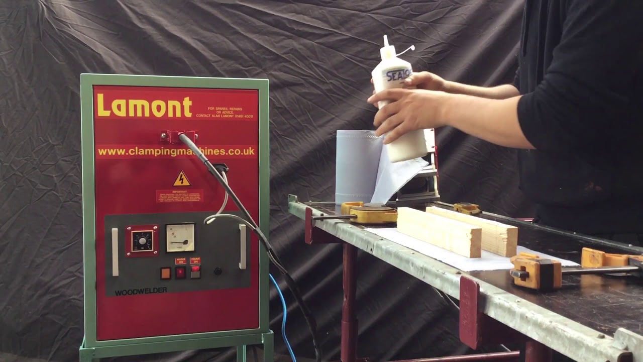 Wood welder Woodwelder glue curing